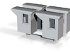 HO!!! SMALL PRR DOGHOUSE 4PK 3d printed HO SCALE! Small PRR Tender Doghouse