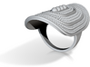 Patterned Boho Ring 3d printed 