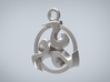 Triskele celtic pendant 3d printed 
