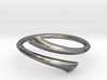 Streamline Open Ring - Hard Edge 3d printed 
