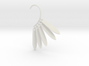 Cosplay Dangling Petal Charm Earring (style 1) 3d printed 