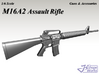 1/6 M16A2 Assault Rifle 3d printed 