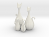 Decorative Cats Sculpture 3d printed 