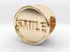 Smile Bead with Smiley Face 3d printed 