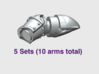 Gen:3 Iron - Adjustable Arms 3d printed Small = 5 Sets / Medium = 10 Sets