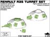 ETS35043 - R35 gun and turret update set 3d printed Boxart - parts in green included