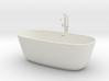 Freestanding bathtub with tap, 1:12 3d printed 