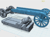 Carolean mortar w cart 3d printed 