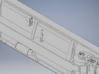 DODX Flatcar - Smooth Deck and Frame 3d printed alternate underbody view showing brake details
