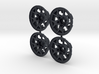 Axial SCX10 III - JL Rubicon Wheel Faces, (qty 4) 3d printed 
