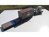 Rolltrailer-40'SWL-100t 3d printed Only the Rolltrailer sale !  RoRo tractor, gooseneck and containers not included !