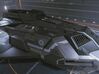 Elite Federal gunship / assault ship 3d printed 
