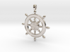 Pendant Captain's Wheel ship 3d printed 