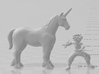 Unicorn 1/60 DnD miniature fantasy games and rpg 3d printed 