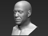 Vin Diesel bust 3d printed 