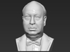 Alfred Hitchcock bust 3d printed 