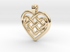 Heart in heart [pendant] 3d printed 