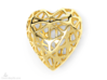 Voronoi heart Pendant 3d printed 