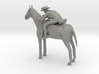 O Scale Cowboy and Horse 3d printed This is a render not a picture