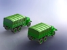 M125 & M125A1 Heavy Trucks 1/144 3d printed 