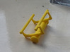 Small Roller Coaster paperweight (Vekoma/Arrow) 3d printed Printed in yelllow plastic