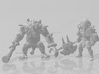 Lion Tabaxi Warrior DnD miniature fantasy game rpg 3d printed 
