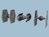 1/350 Tie Fighter Trench Run Three Pack 3d printed 