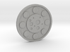 The Moon Coin 3d printed 