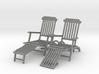 deck chair ergonomic 1to32 new2 pair up down 3d printed 