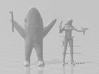 Left Shark Survivor DnD miniature fantasy game rpg 3d printed 