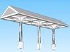 Fullerton Platform Shelters N scale (x4) 3d printed 
