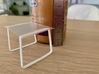 Table legs Trapeze (pair). 1:12, 1:24 3d printed 1:24 printd in white premium versatile plastic
