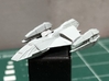 Andorian Interceptor 1/1000 3d printed Printed in Smooth FIne Detail Plastic. Painted by Griffworks