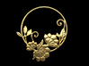 Pandora's pendant 3d printed Blender render - gold plated brass