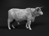 Highland Cattle 1:64 Standing Male 3d printed 