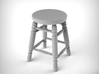 Stool 03. 1:12 Scale x2 Units 3d printed 