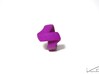 Twist Parallel ring 3d printed Purple Strong & Flexible