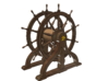 1/72 Ship Wheel (Helm) for USS Constitution 3d printed Painting suggestion.