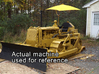 O scale  D47U Bulldozer 3d printed Real machine shown for modeling reference 