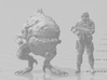 Resident Evil Hunter Gamma zombie miniature games 3d printed 