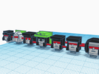 Heads for Constructicon Kreons (Set 2 of 2) 3d printed Design in color
