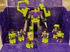 Armor for Constructicon Kreons (Set 1 of 2) 3d printed Finished heads and armor