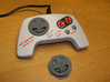 Nintendo NES Max D-Pad mod upgrade easy install 3d printed Example of piece made out of ABS for illustrative purposes.