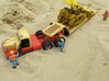 O scale  D47U Bulldozer 3d printed Finished dozer shown on diecast 1/50 scale truck transport