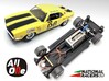 Chassis Pioneer Chevrolet Camaro 67 (AIO-In) 3d printed Chassis compatible with Pioneer model (slot car and other parts not included)