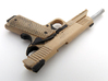 1/6 .45 railed 1911 style pistol 3d printed Painted SFD