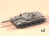 1/160 T-62A tanks 3d printed 