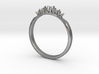 Five Stone unique Engagement ring - Wedding  3d printed 
