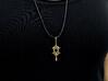 Double Ankh Pendant - Egyptian Jewelry 3d printed Double Ankh Pendant - Gold Plated Brass
