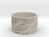 Fibres Ring Size 8 3d printed 
